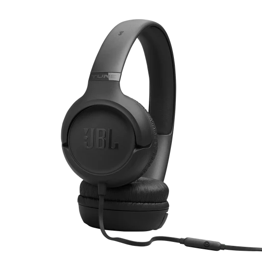 JBL Tune 530 Wired Headphones - Black | JBLT530BLK