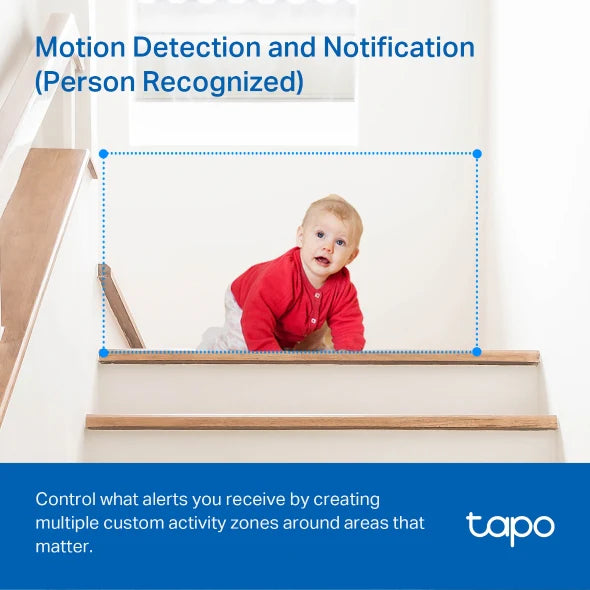 Tapo Pan/Tilt Home Security Wi-Fi Camera | TAPOC210P2