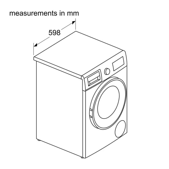 Bosch Series 4 9kg&5kg Washer Dryer White WNA144V9GB
