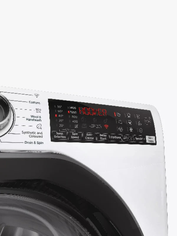 Hoover H-WASH 350 9kg A Rated Washing Machine - White | H3WPS496TAMB6-80