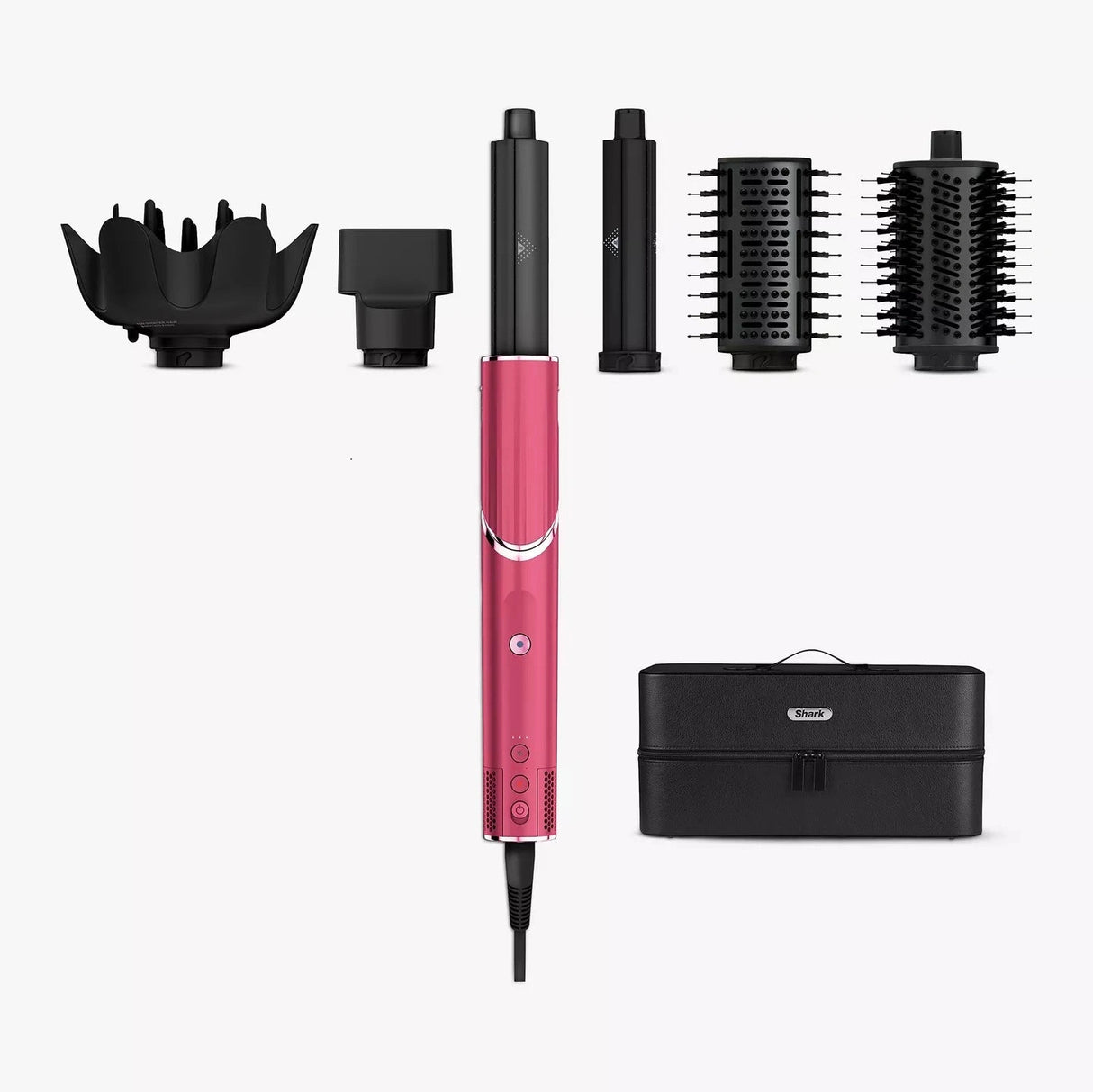 Shark FlexStyle 5-in-1 Air Styler & Hair Dryer with Storage Case Malibu Pink HD440BPUK