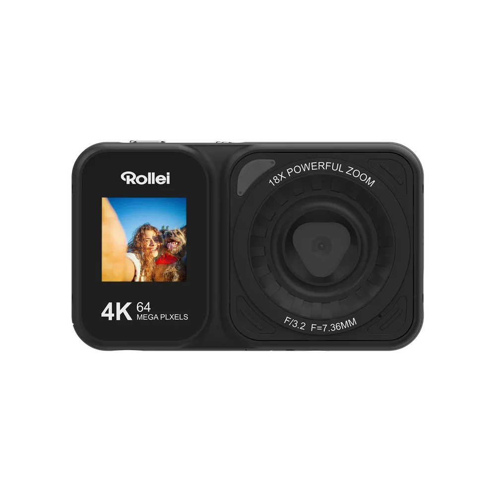 Rollei Compactline Dual Screen 64MP 4K Digital Camera | 12030