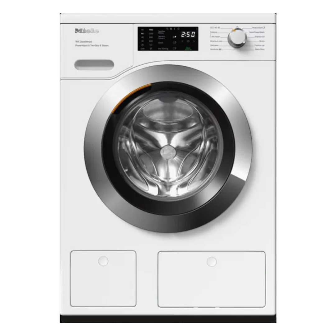 Miele Front-loading washing machine, 9kg, Graphite Grey Door | Chrome Edition | WEG 885 WCS