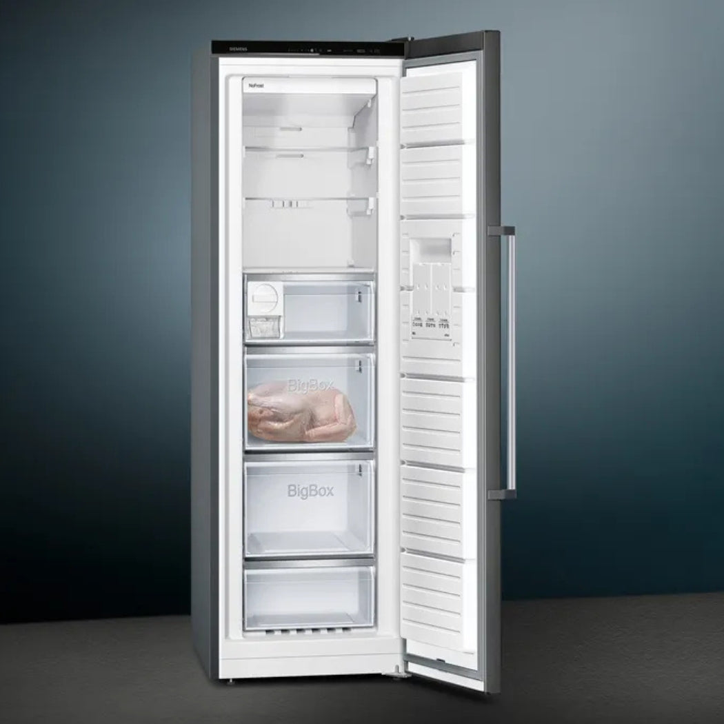Siemens iQ500 Freestanding Freezer - Black | GS36NAXEP