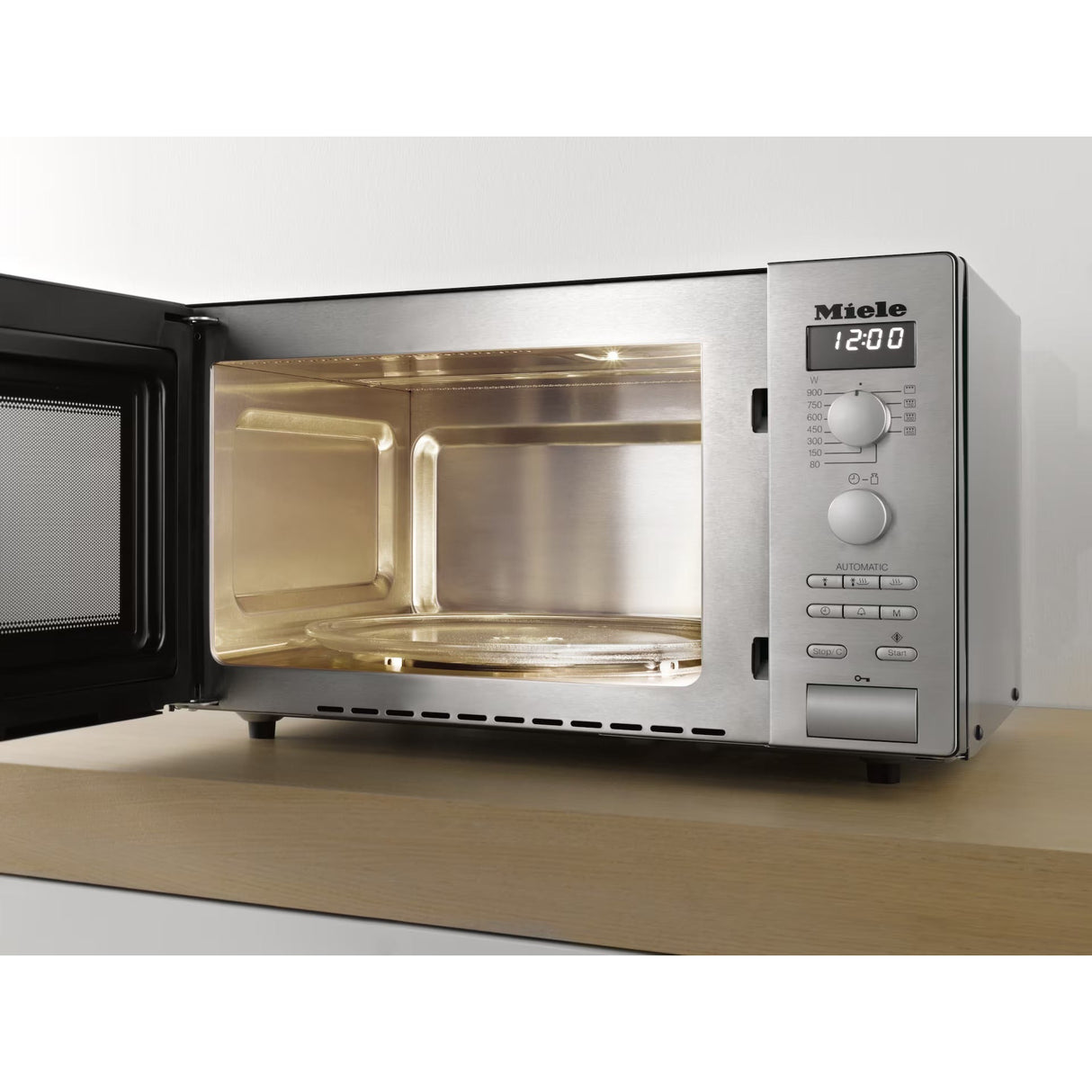Miele 900W 26Ltr Microwave & Grill Stainless Steel M 6012 SC 9546480