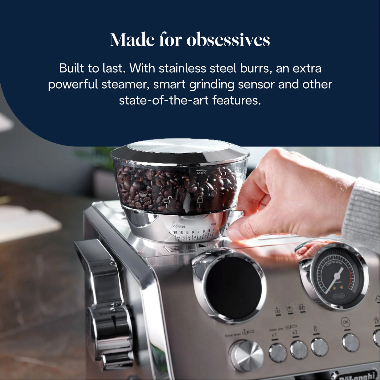 Delonghi La Specialista Maestro Bean To Cup Coffee Machine | EC9885.M