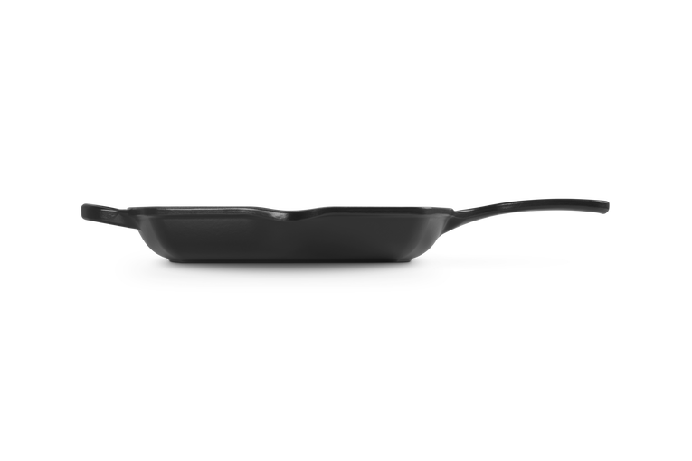 Le Creuset Signature 26cm Cast Iron Square Grillit - Satin Black | 20183260000422