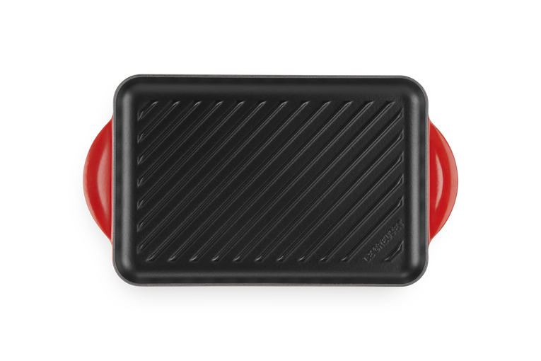 Le Creuset 32cm Cast Iron Rectangular Grill - Cerise | 20202320600460
