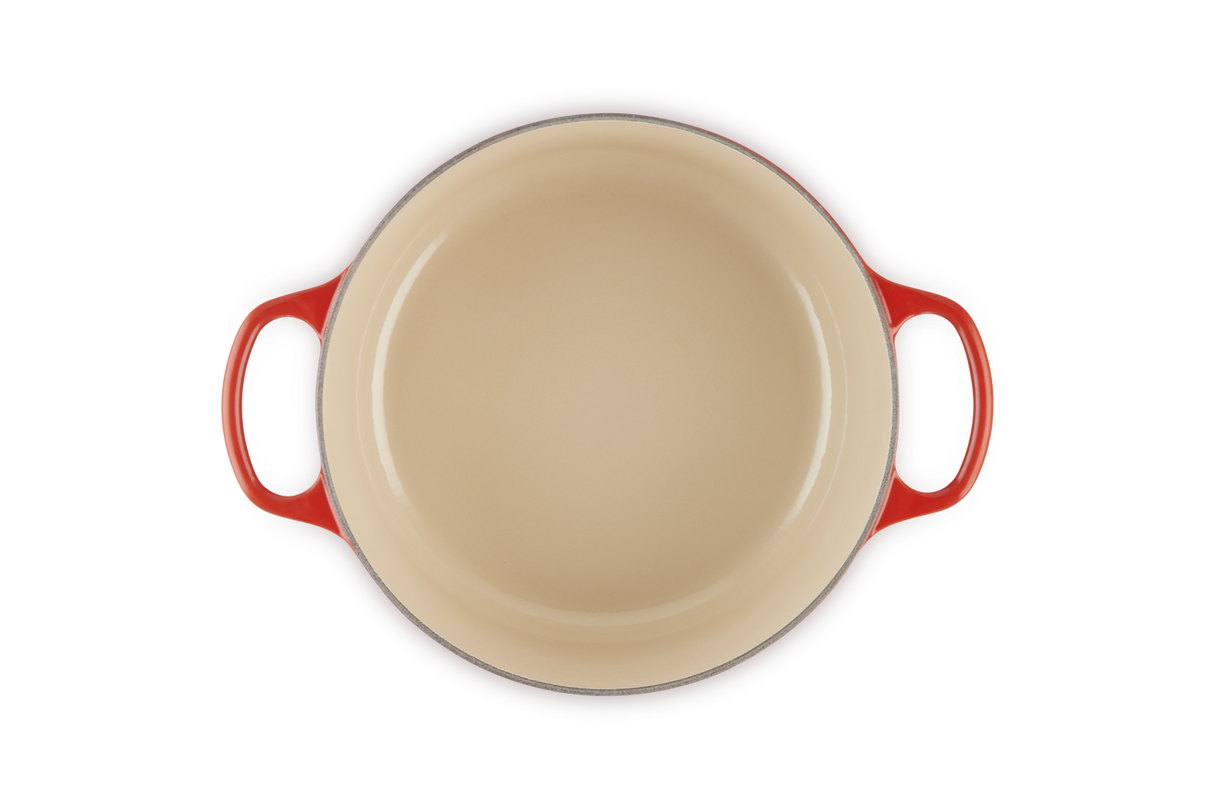 Le Creuset Signature 24cm Cast Iron Round Casserole - Cerise | 21177240602430