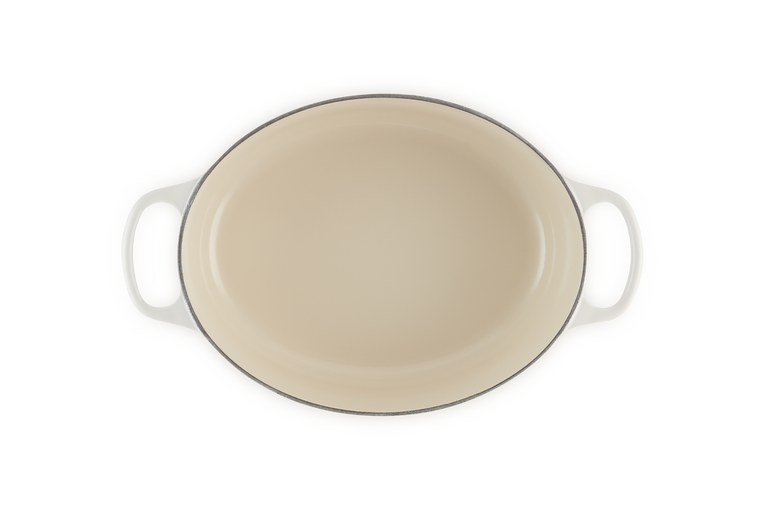 Le Creuset Signature 29cm Cast Iron Oval Casserole - Meringue | 21178297164430