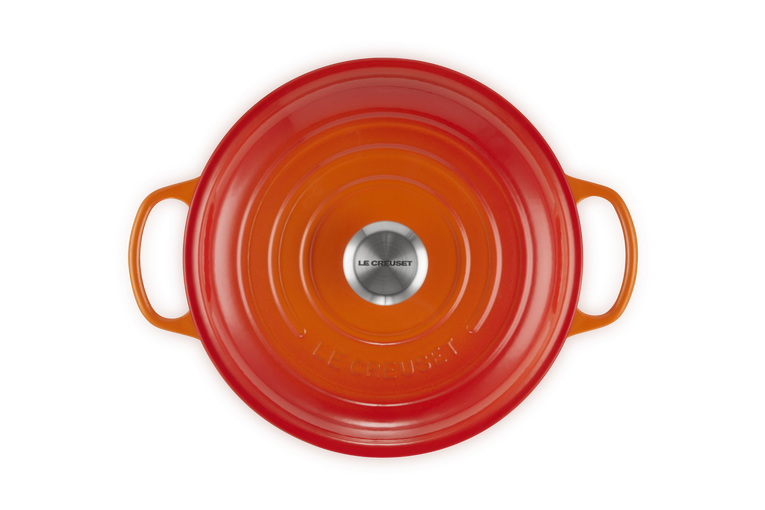 Le Creuset Signature 26cm Cast Iron Shallow Casserole - Volcanic | 21180260902430