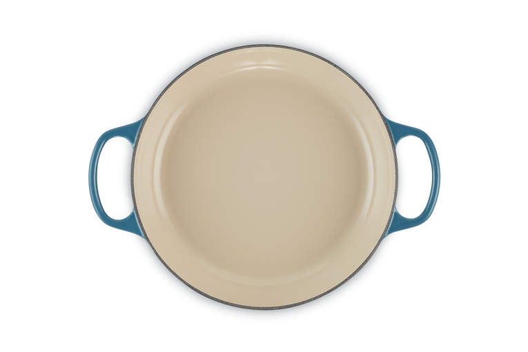 Le Creuset Signature 26cm Cast Iron Shallow Casserole - Deep Teal | 21180266422430
