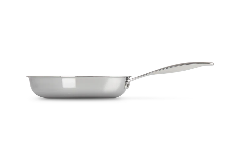 Le Creuset Signature 24cm Uncoated Frying Pan - Stainless Steel | 96600224000100