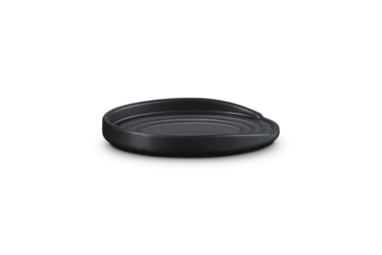 Le Creuset Stoneware Oval Spoon Rest - Satin Black | 71507150000099