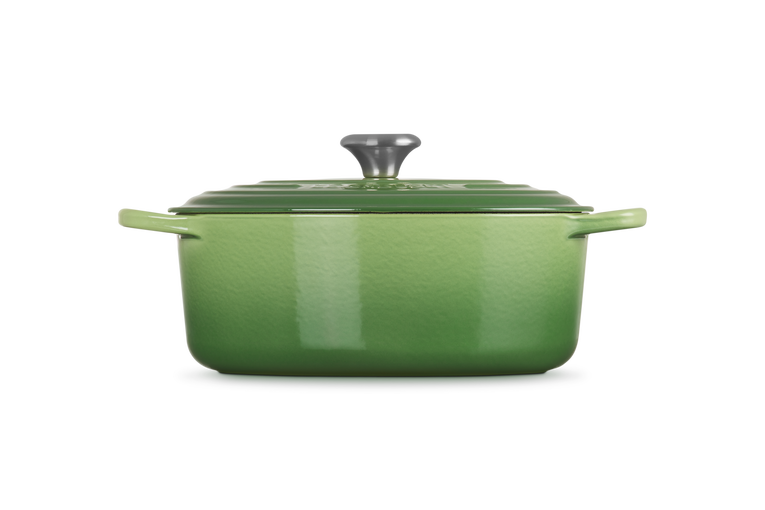 Le Creuset Signature 29cm Cast Iron Oval Casserole - Bamboo Green | 21178294082430
