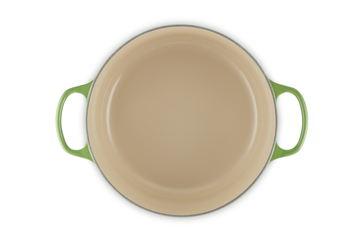 Le Creuset Signature 28cm Cast Iron Round Casserole - Bamboo Green | 21177284082430