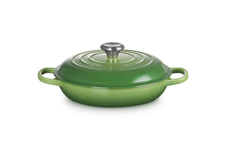 Le Creuset Signature 26cm Cast Iron Shallow Casserole - Bamboo Green | 21180264082430