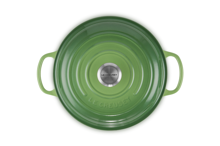 Le Creuset Signature 26cm Cast Iron Shallow Casserole - Bamboo Green | 21180264082430