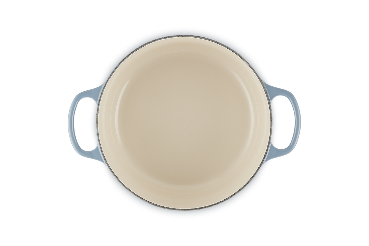 Le Creuset Signature 24cm Cast Iron Round Casserole - Chambray | 21177244344441