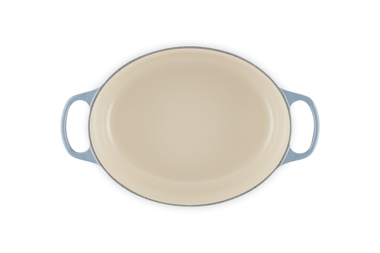 Le Creuset Signature 29cm Cast Iron Oval Casserole - Chambray | 21178294344441
