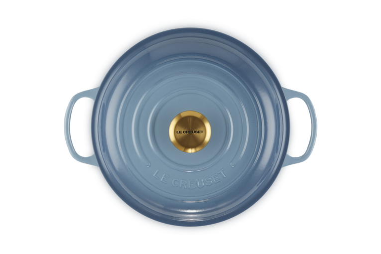 Le Creuset Signature 26cm Cast Iron Shallow Casserole - Chambray | 21180264344441