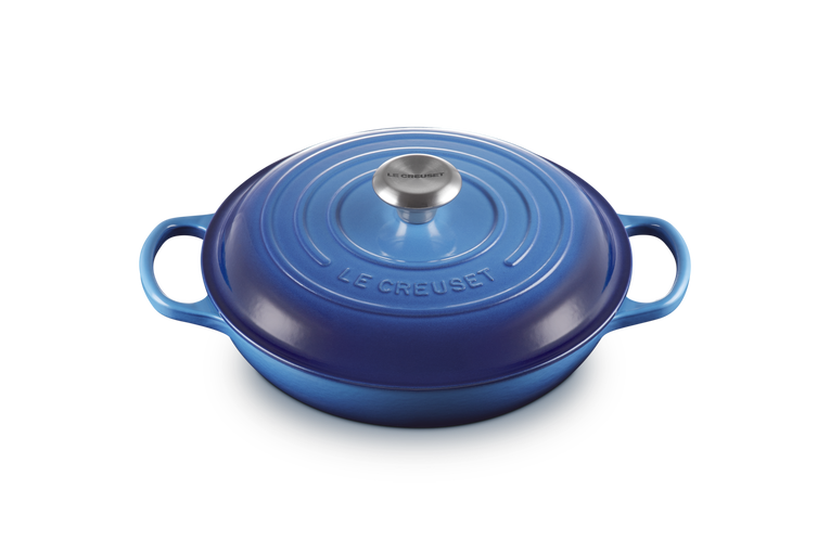 Le Creuset Signature 26cm Cast Iron Shallow Casserole - Azure | 21180262202430
