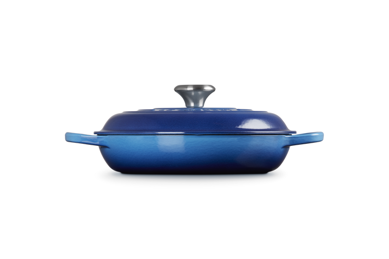 Le Creuset Signature 26cm Cast Iron Shallow Casserole - Azure | 21180262202430