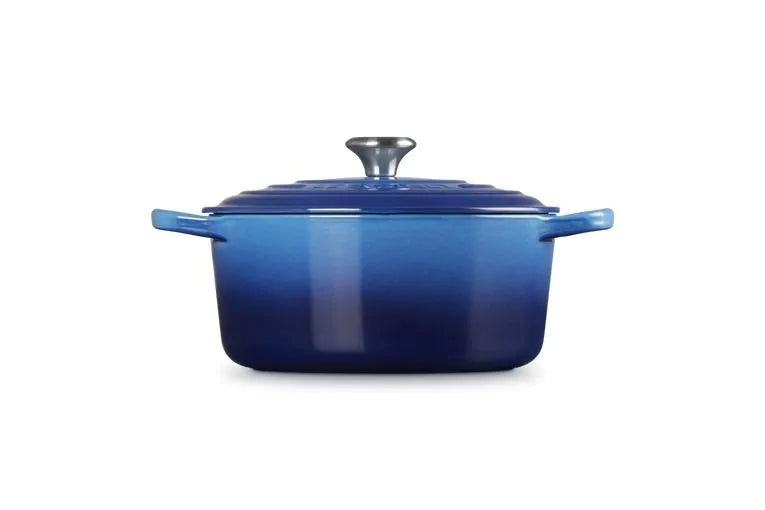 Le Creuset Signature 20cm Cast Iron Round Casserole - Azure | 21177202202430