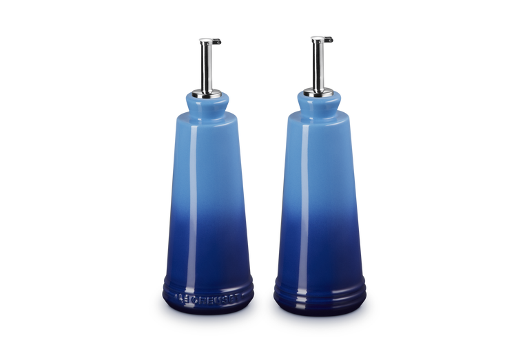 Le Creuset Signature Stoneware 300ml Oil & Vinegar Set - Azure | 80842302200003