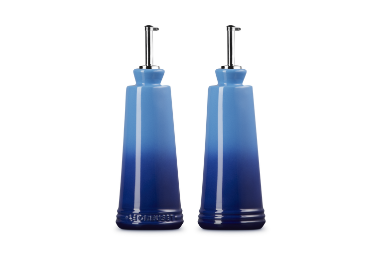 Le Creuset Signature Stoneware 300ml Oil & Vinegar Set - Azure | 80842302200003