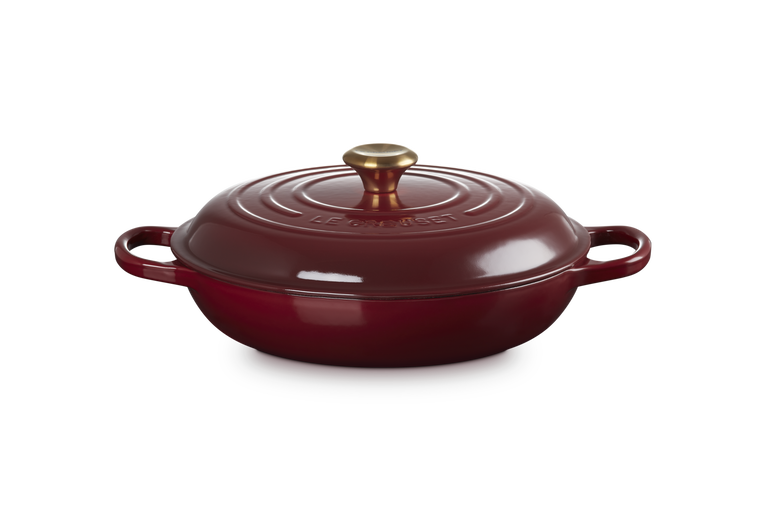 Le Creuset Signature 30cm Cast Iron Shallow Casserole - Garnet | 21180309494441