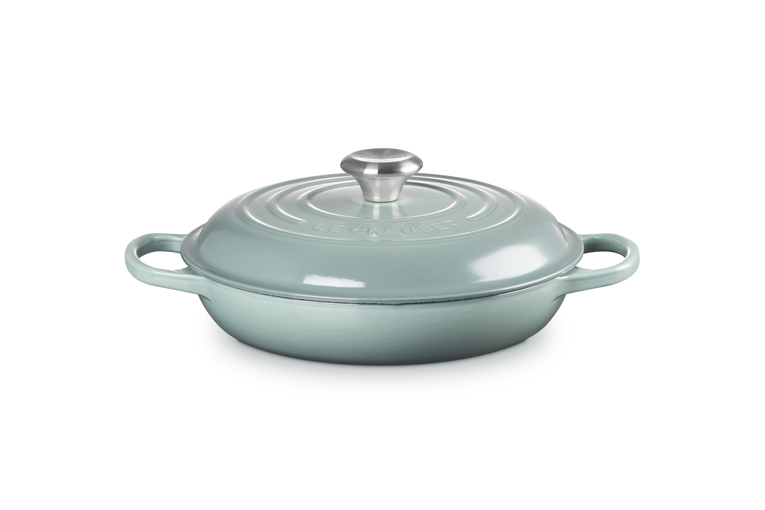 Le Creuset Signature 26cm Cast Iron Shallow Casserole - Sea Salt | 21180267174430