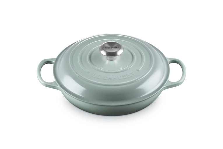 Le Creuset Signature 26cm Cast Iron Shallow Casserole - Sea Salt | 21180267174430