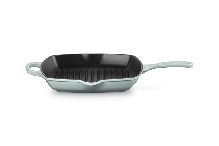 Le Creuset Signature 26cm Cast Iron Square Grillit - Sea Salt | 20183267170422
