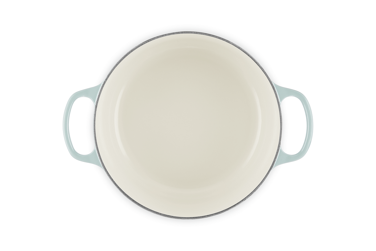 Le Creuset Signature 26cm Cast Iron Round Casserole - Sea Salt | 21177267174430