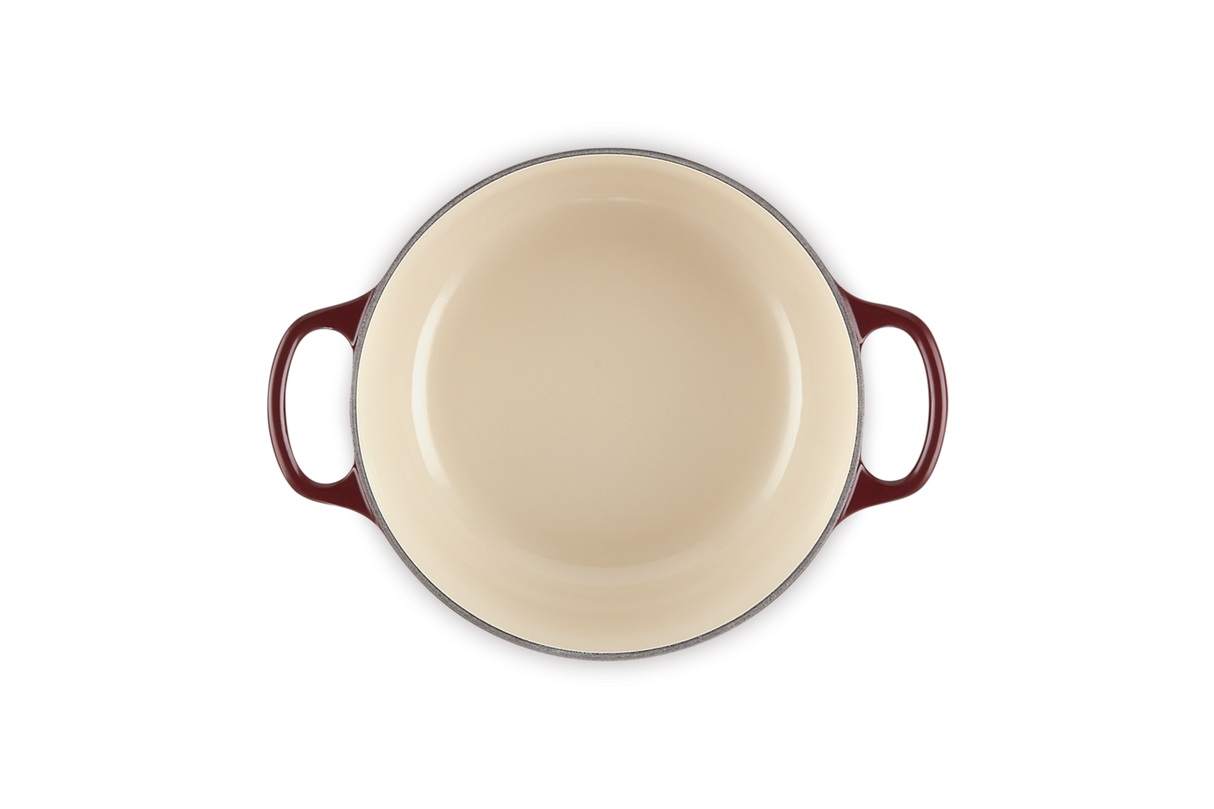 Le Creuset Signature 20cm Cast Iron Round Casserole - Garnet | 21177209494441