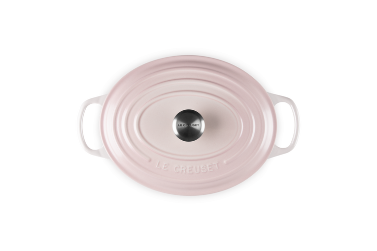 Le Creuset Signature 29cm Cast Iron Oval Casserole - Shell Pink | 21178297774430