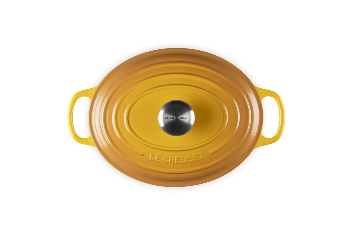 Le Creuset Signature 27cm Cast Iron Oval Casserole - Nectar | 21178276727430