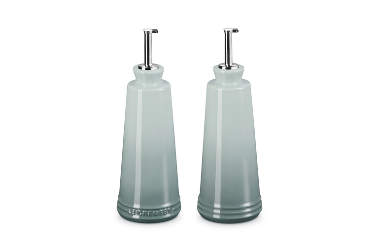 Le Creuset Signature Stoneware 300ml Oil & Vinegar Set - Sea Salt | 80842307170003