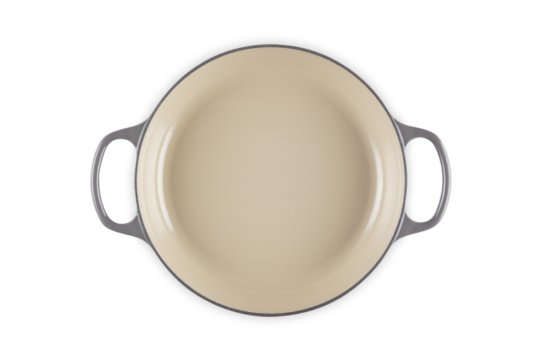 Le Creuset Signature 26cm Cast Iron Shallow Casserole - Flint | 21180264442430