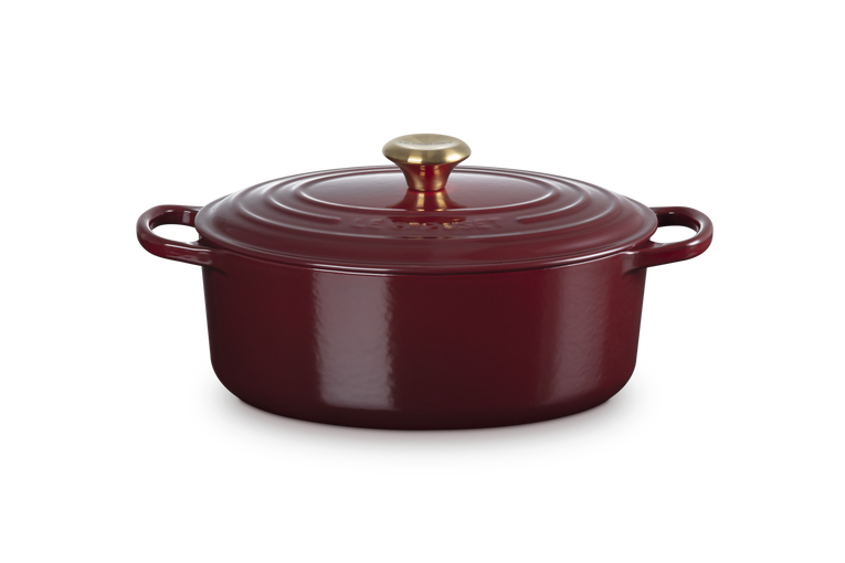 Le Creuset Signature 29cm Cast Iron Oval Casserole - Garnet | 21178299494441