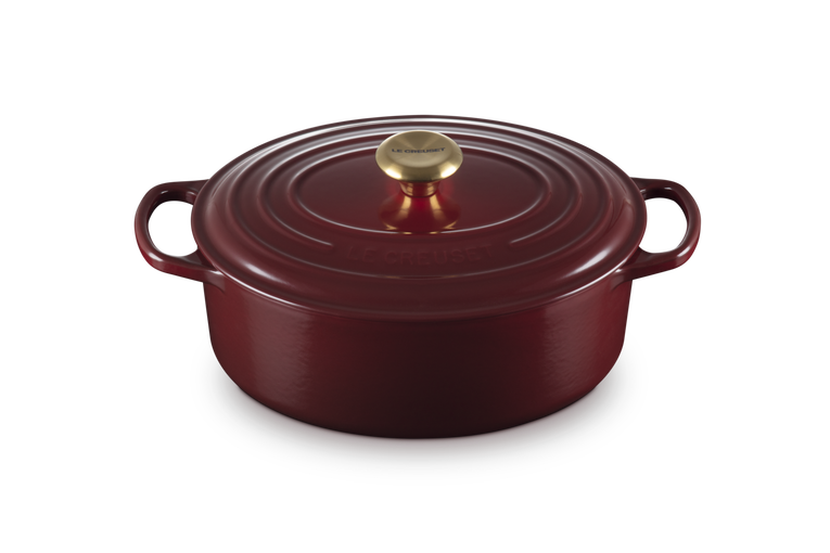 Le Creuset Signature 29cm Cast Iron Oval Casserole - Garnet | 21178299494441