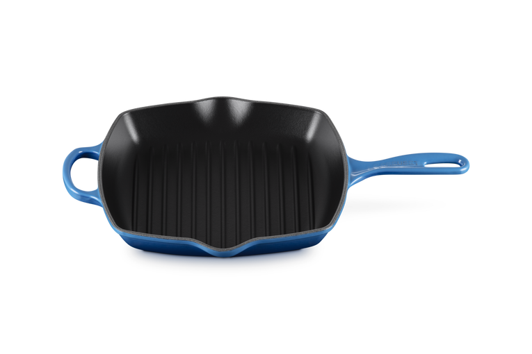 Le Creuset Signature 26cm Cast Iron Square Grillit - Azure | 20183262200422