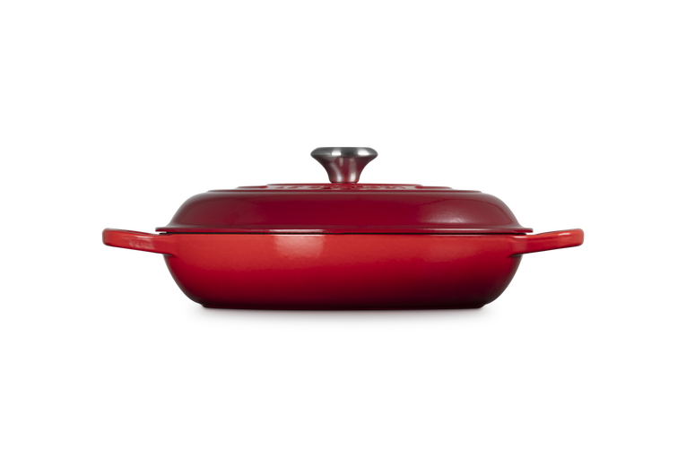 Le Creuset Signature 30cm Cast Iron Shallow Casserole - Cerise | 21180300602430
