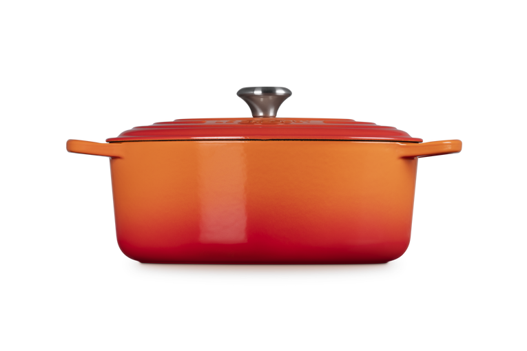 Le Creuset Signature 31cm Cast Iron Oval Casserole - Volcanic | 21178310902430