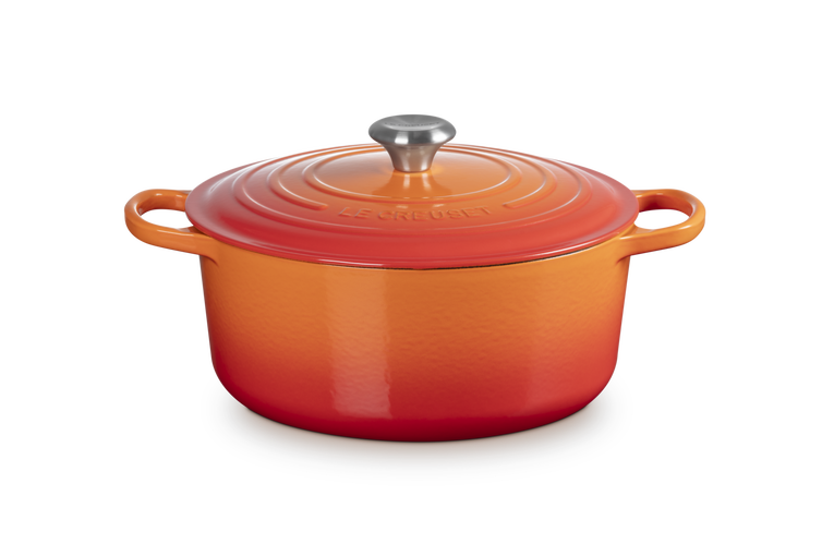Le Creuset Signature 28cm Cast Iron Round Casserole - Volcanic | 21177280902430
