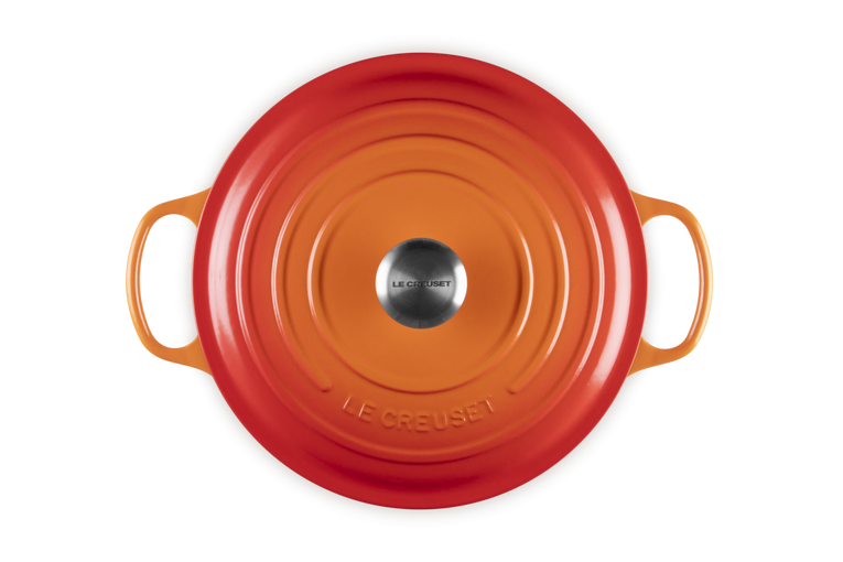 Le Creuset Signature 28cm Cast Iron Round Casserole - Volcanic | 21177280902430