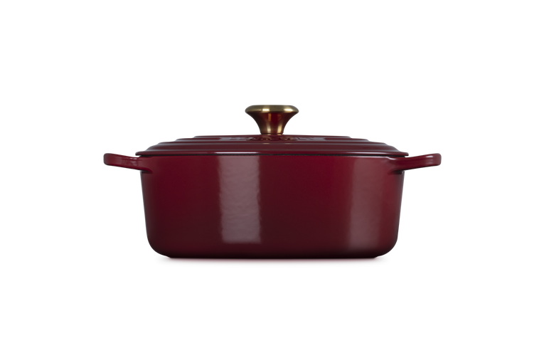 Le Creuset Signature 27cm Cast Iron Oval Casserole - Garnet | 21178279494441