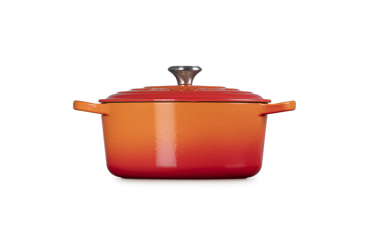 Le Creuset Signature 22cm Cast Iron Round Casserole - Volcanic | 21177220902430