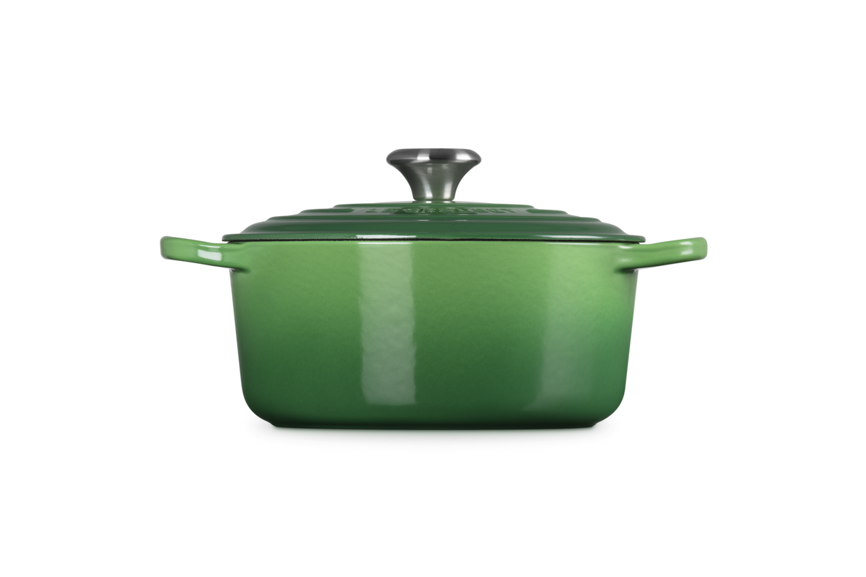 Le Creuset Signature 24cm Cast Iron Round Casserole - Bamboo Green | 21177244082430